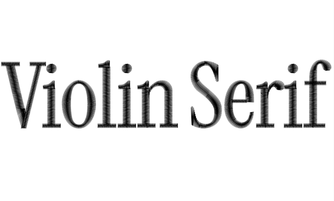 Violin Serif
